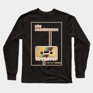 The Cranberries Music Retro Cassette Tape Long Sleeve T-Shirt